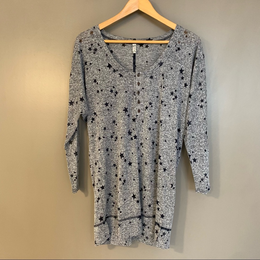 Free People Intimately sheer stars top [loungewear, sleep, pyjamas, boho]